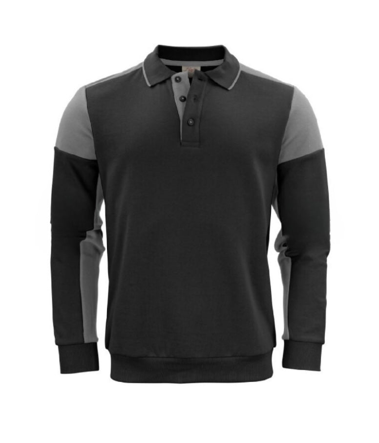 Printer Prime Long Sleeve Polo Sweatshirt