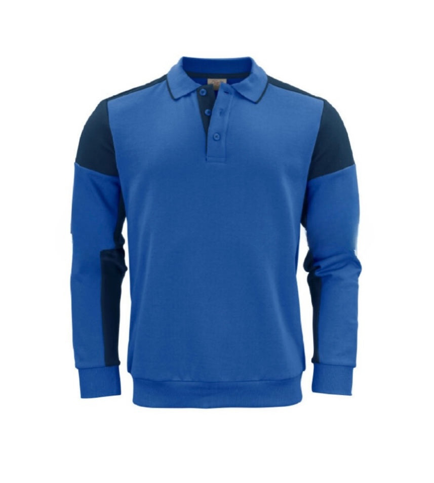 Printer Prime Long Sleeve Polo Sweatshirt