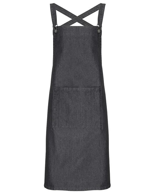 Cross back 'barista' bib apron PR129