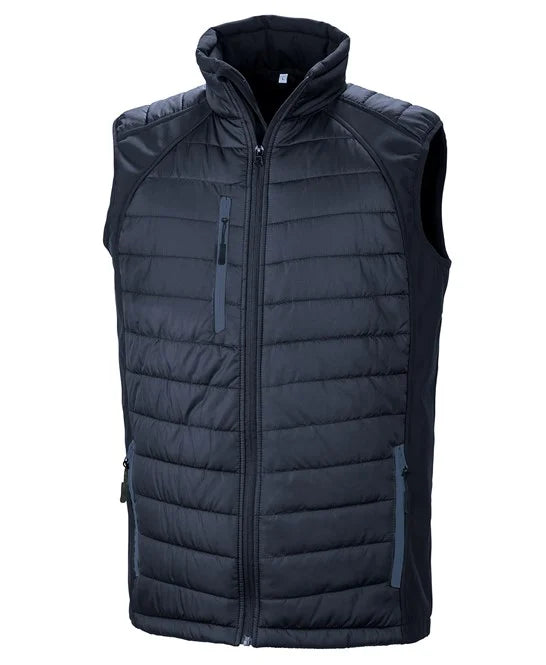 Compass padded softshell gilet