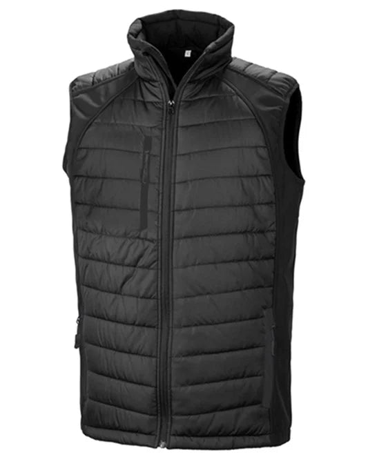 Compass padded softshell gilet