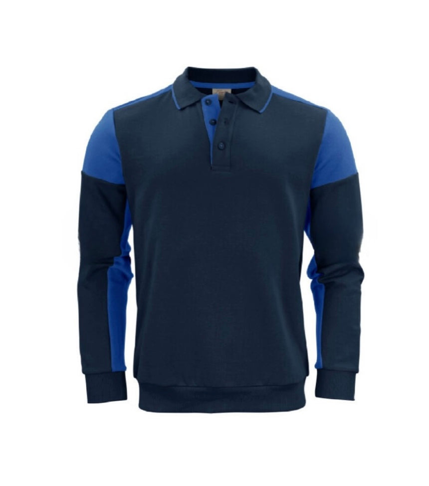 Printer Prime Long Sleeve Polo Sweatshirt