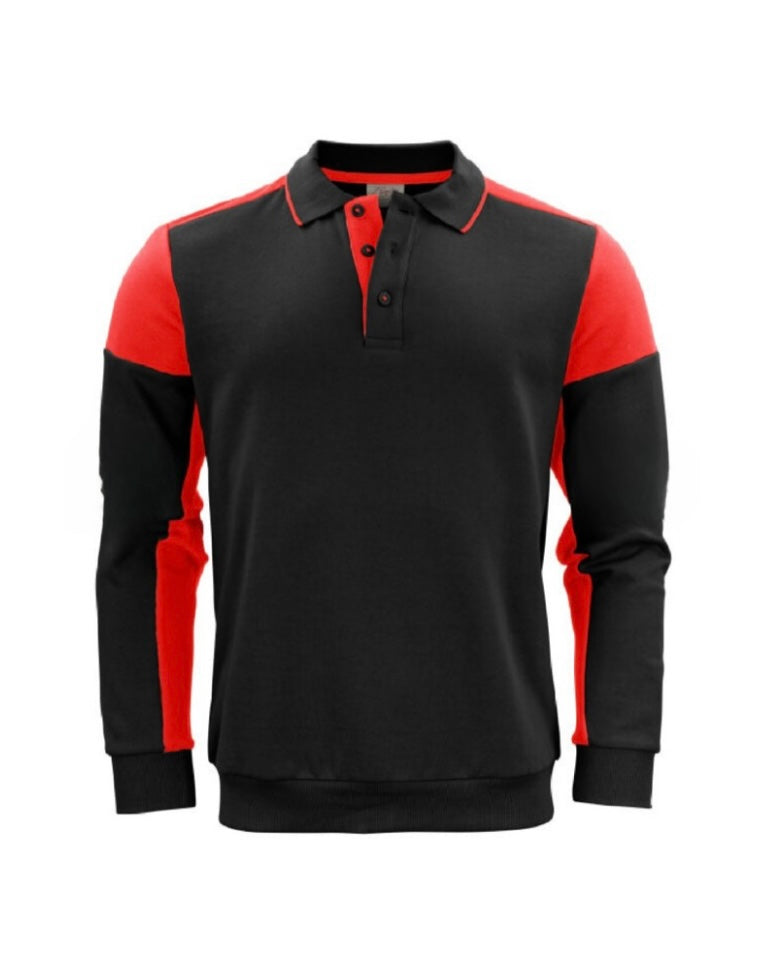 Printer Prime Long Sleeve Polo Sweatshirt