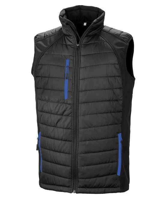 Compass padded softshell gilet