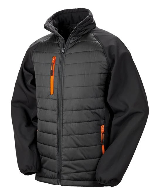 Compass padded softshell jacket