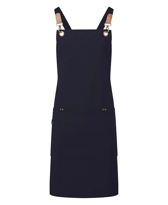 Clip ‘n’ Clasp cross-back bib apron