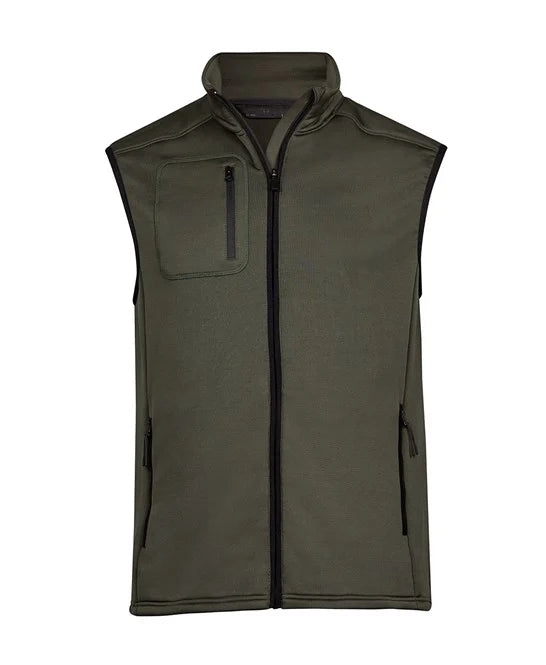 Stretch fleece bodywarmer