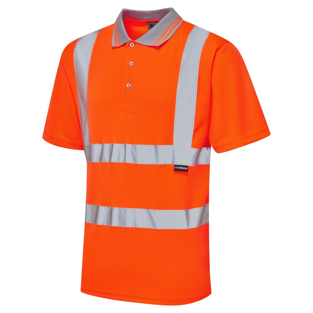 Supertouch Hi Vis Bird Eye Polo Shirt