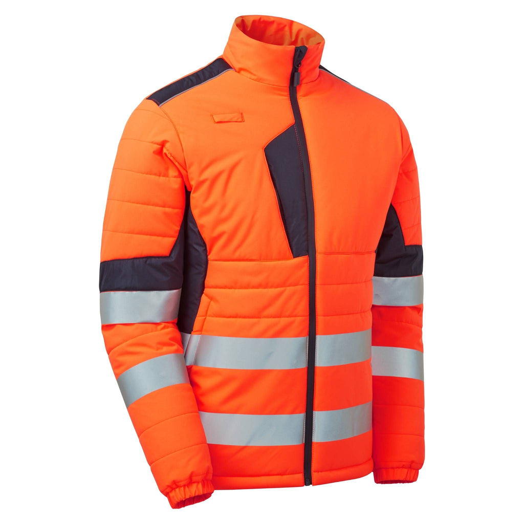 Supertouch Hi Vis Eco Two Tone Thermal Baffle Jacket