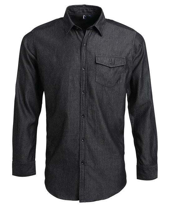 Jeans stitch denim shirt