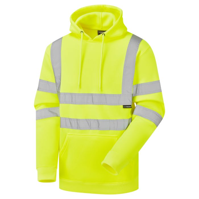 Supertouch Hi Vis Hooded Sweatshirt