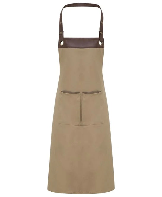 Espresso bib apron