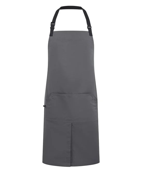 Colours bib apron with pocket PR154