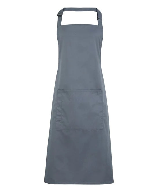 Colours bib apron with pocket PR154