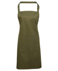 Colours bib apron with pocket PR154