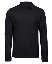 Luxury Stretch Long Sleeve Polo