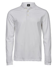 Luxury Stretch Long Sleeve Polo