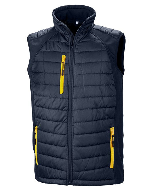 Compass padded softshell gilet